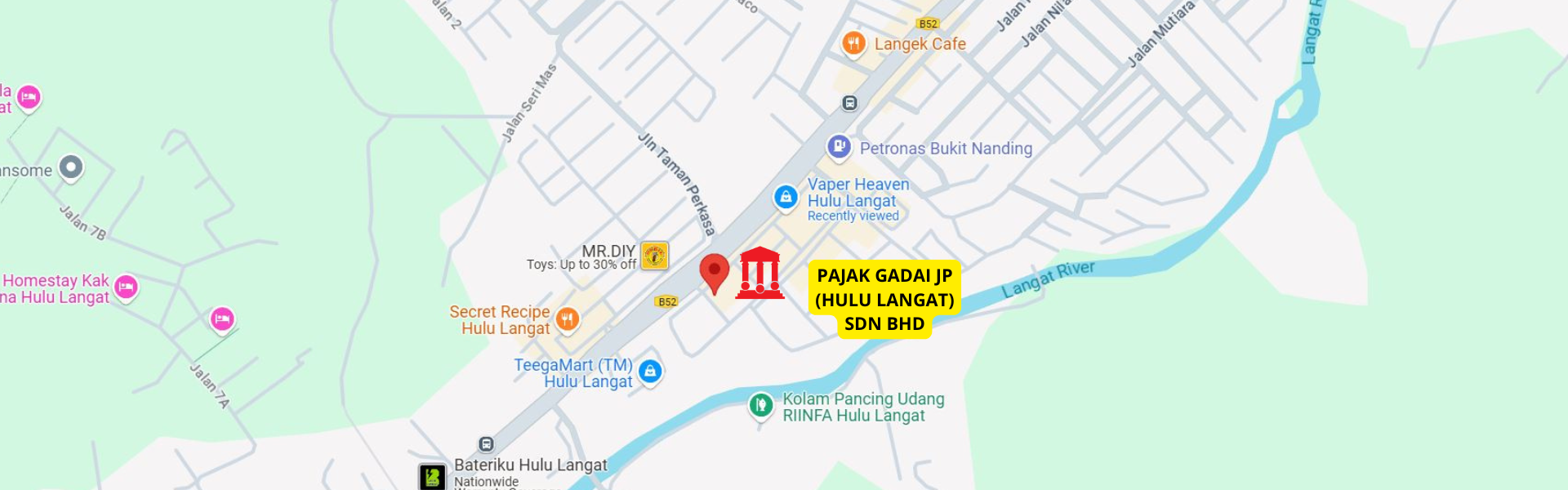 hulu langat map