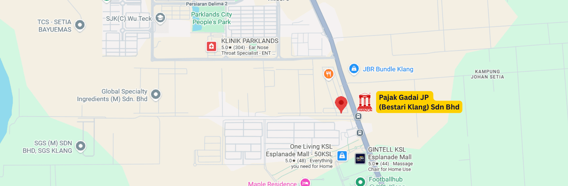 Bestari klang maps